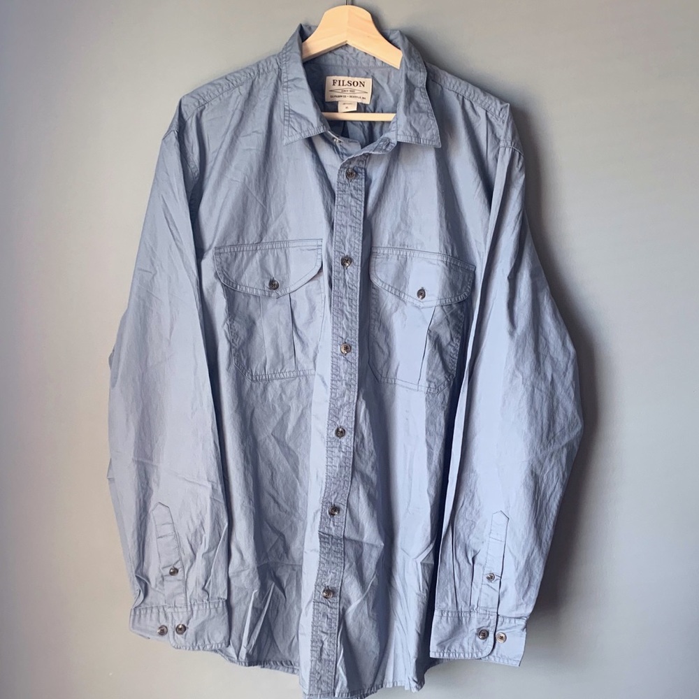 CC Filson Mens Casual Button Up Shirt Size XL